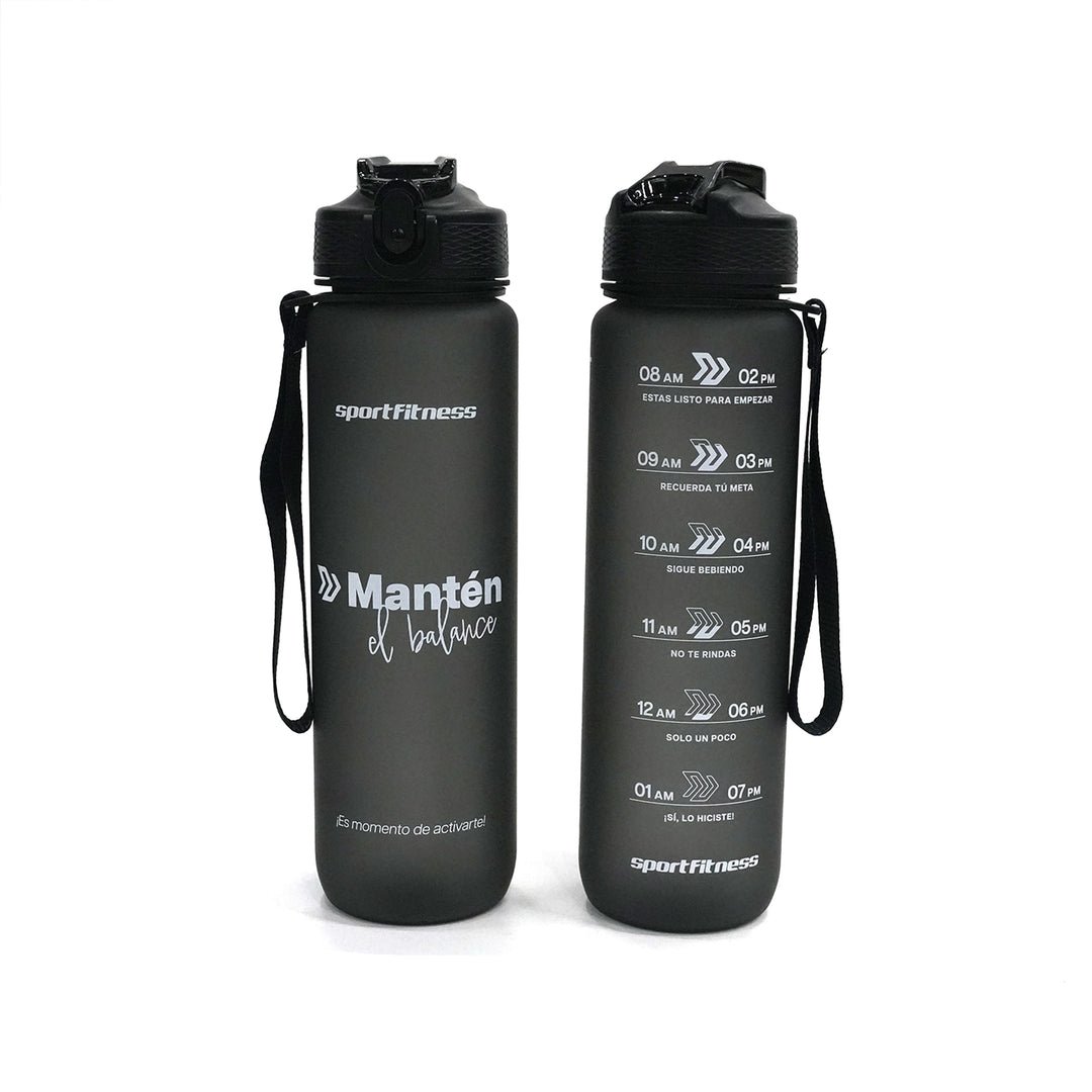 Termo deportivo (1 lt) Negro sport fitness