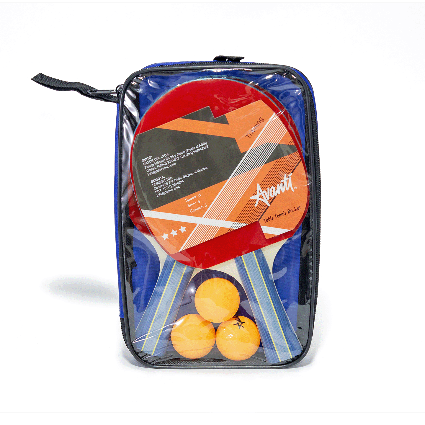 Kit de Pin Pong Raquetas y Pelotas Vento