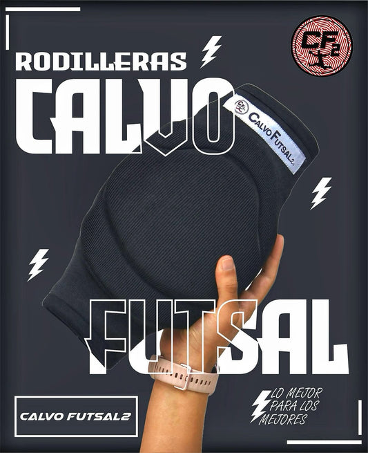 Rodilleras calvo futsal (Negras)