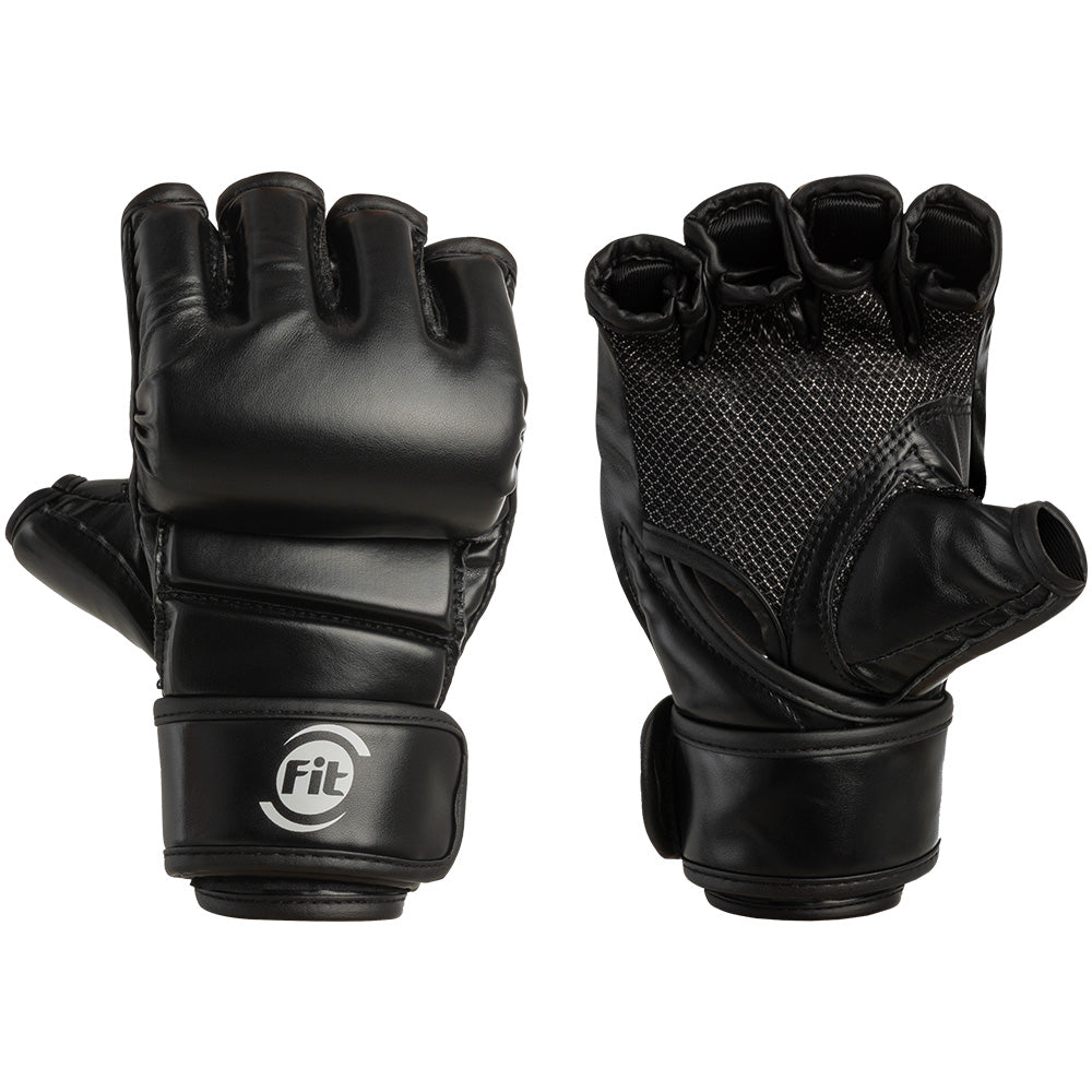 Guantes MMA Medio Dedo Negro (sport fitness)