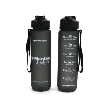 Termo deportivo (1 lt) Negro sport fitness