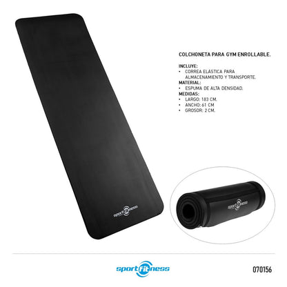 Colchoneta Enrollable Para Gym (sport fitness)