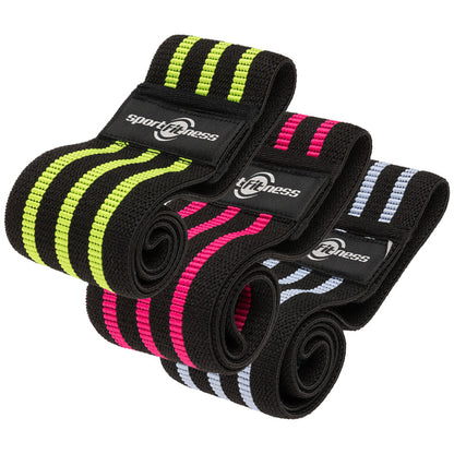 Set de Bandas Elásticas en Tela (sport fitness)