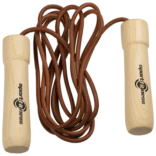 Lazo para Saltar Cuero (sport fitness)