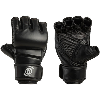Guantes MMA Medio Dedo Negro (sport fitness)