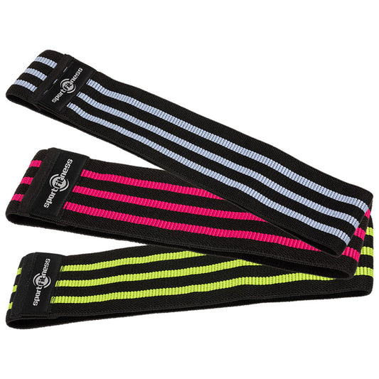 Set de Bandas Elásticas en Tela (sport fitness)